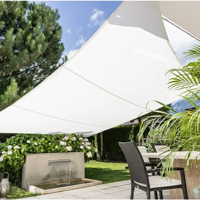 Windhager Segel CANNES Quadrat weiss, 3x3x3 m