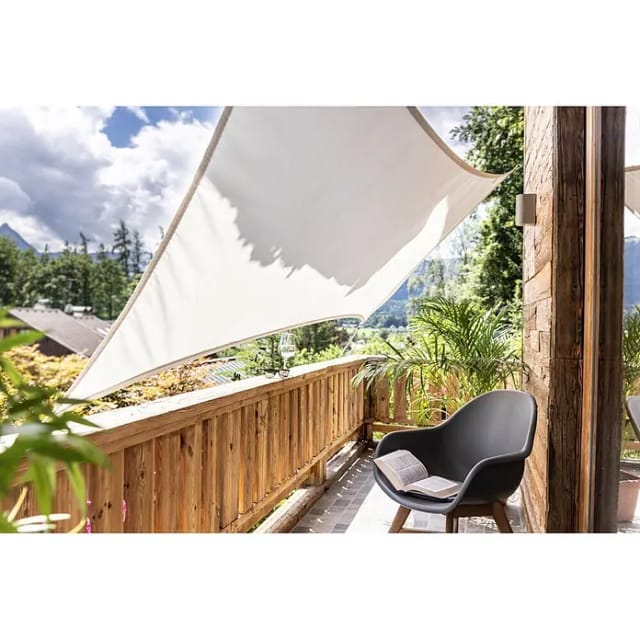 Windhager Balkon-Sonnensegel rePET 1,4x2,7 m Grau günstig