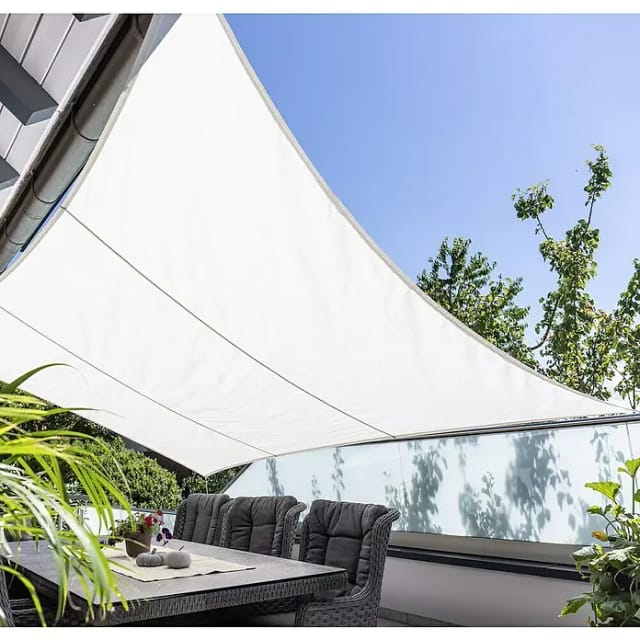 Windhager Segel CANNES Rechteck weiss UV 50+, 2x3 m