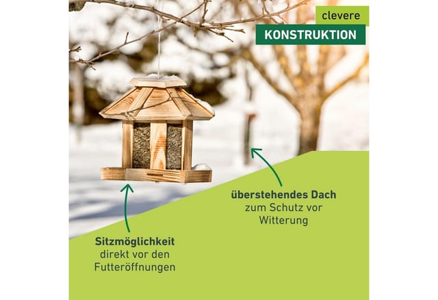 Windhager Vogelfutterhaus Wilder Kaiser Futtersilo Futterstation günstig