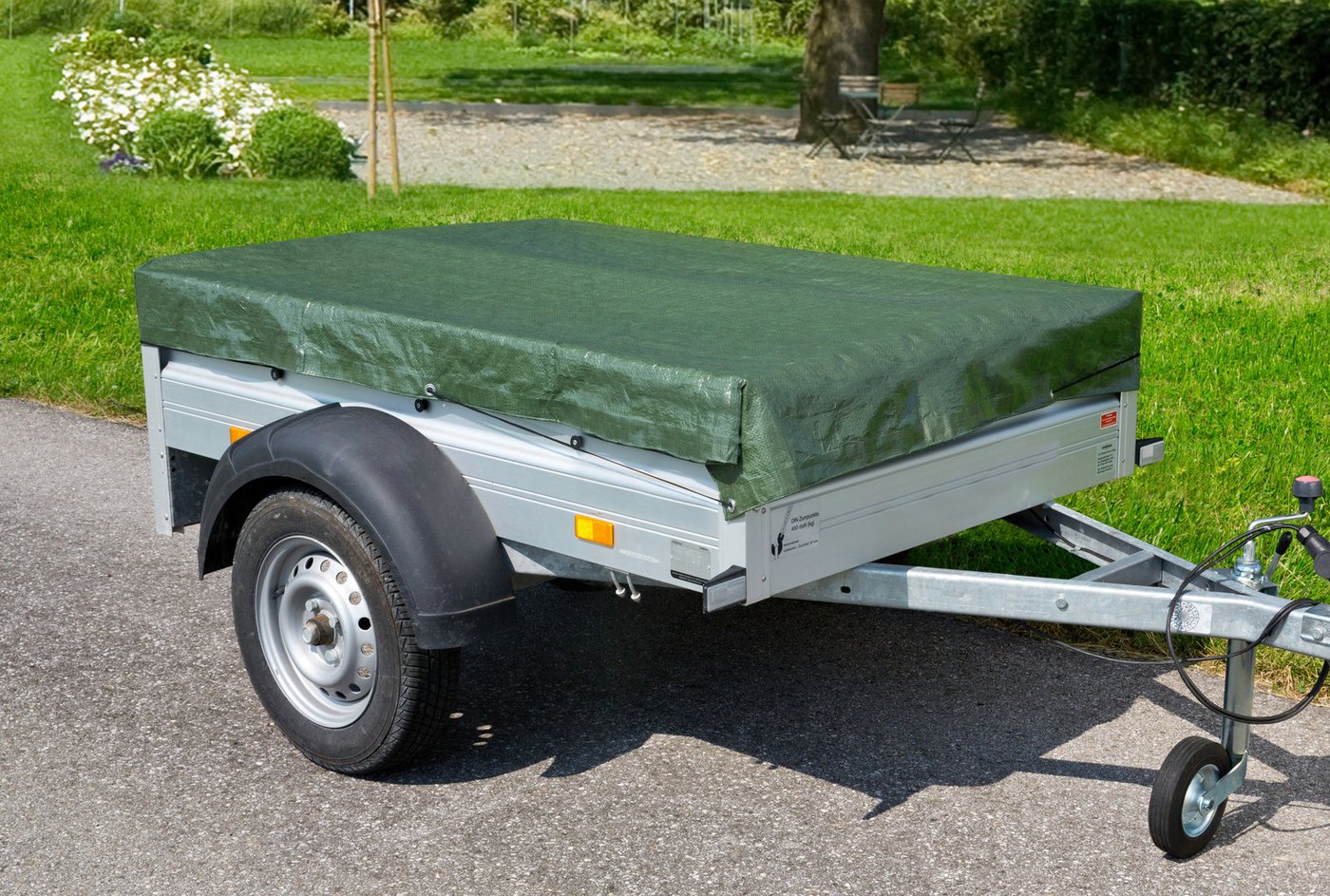 Windhager Schutz-Plane LIGHT 80g/m2 Abdeckung mit Ösen Abdeckplane, 2x3 m Bild 4