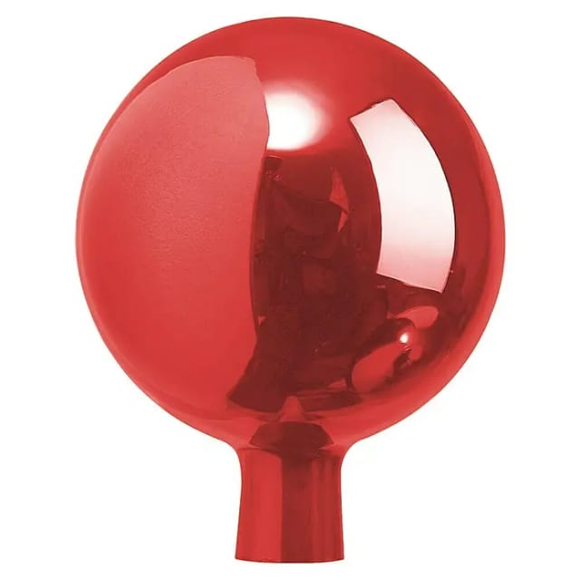 Windhager Rosenkugel mundgeblasen verspiegelt rot, Ø 16 cm