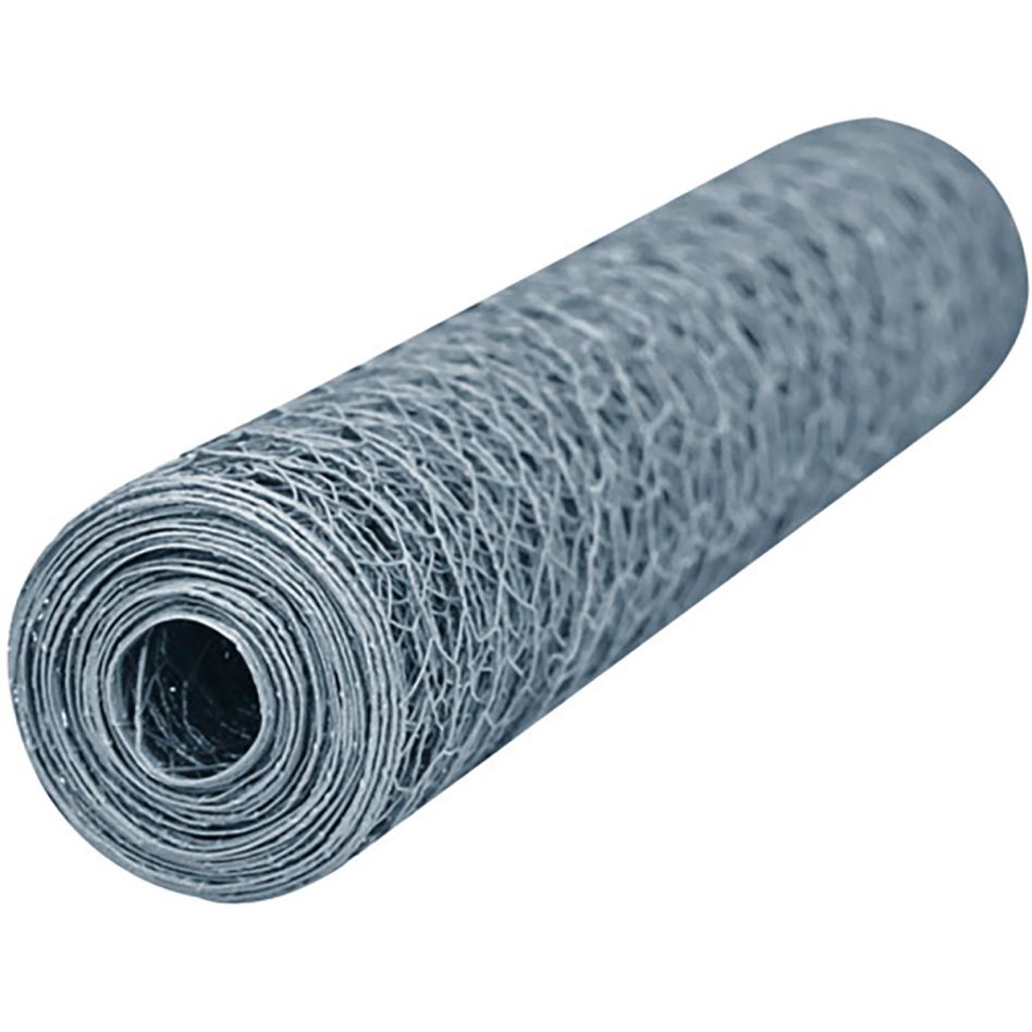 Windhager Kleintiergeflecht Sechseck-Geflechte verzinkt, 13x13 mm, 0,5x10 m