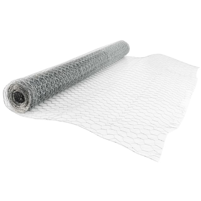 Windhager Kleintiergeflecht Sechseck-Geflechte verzinkt, 25x25 mm, 0,5x10 m