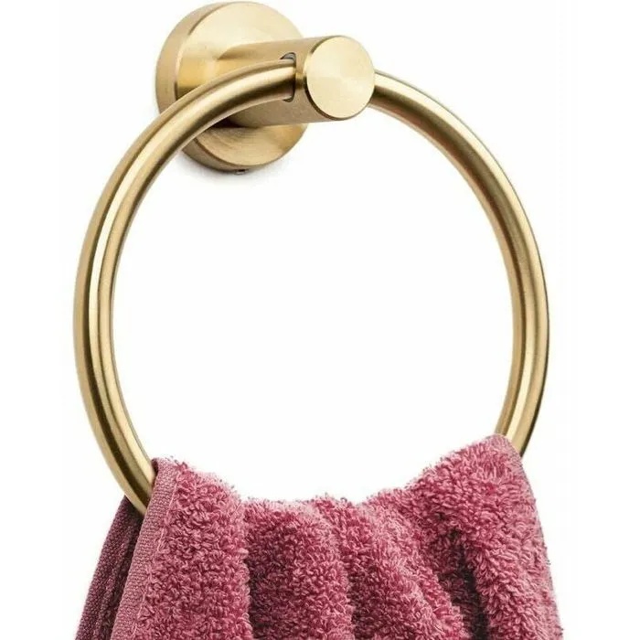 Handtuchring In Gebürstetem Gold, Moderner Handtuchhalter Aus Edelstahl Sus304 Für Das Badezimmer Von Odipie