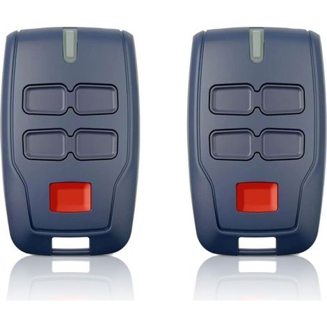 2 X Fernbedienung Für Tor Bft Mitto B Rcb4, 433,92 Mhz, 4 Tasten, 4 Kanäle, Blauer Rolling Code Für Rolling Bft Mitto B Rcb04 R1 Clear Ice Rcb02 Vineyard