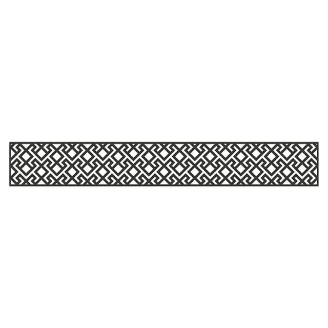 GroJa Steckzaun Designeinsatz Abstract Aluminium Anthrazit DB 703 günstig