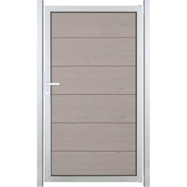 GroJa Einzeltor Viento Sichtschutzzaun Bi-Color Sand günstig