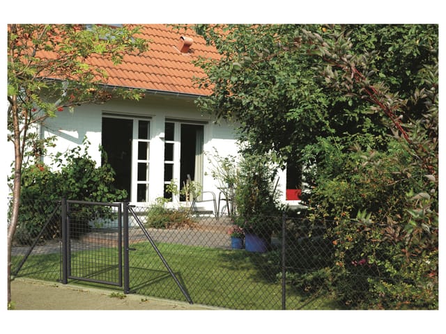 Alberts Maschendrahtzaun Set anthrazit-metallic, 150 cm, 25 m,Aufschrauben