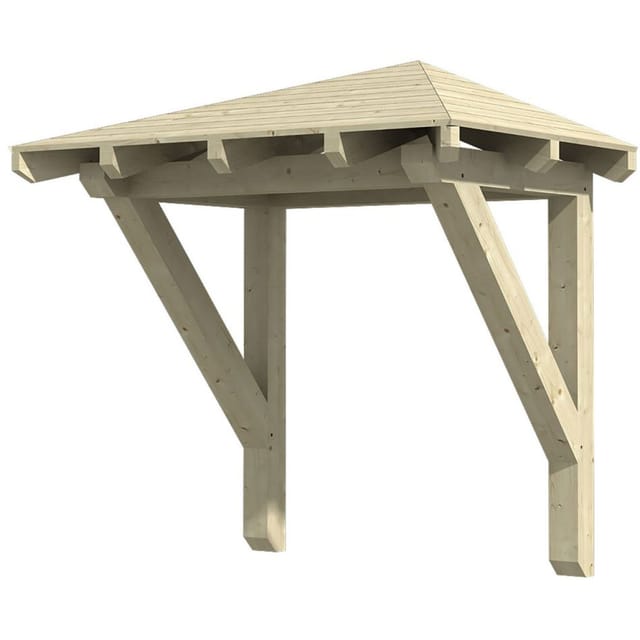 Skan Holz Vordach Wesel Dach Natur günstig