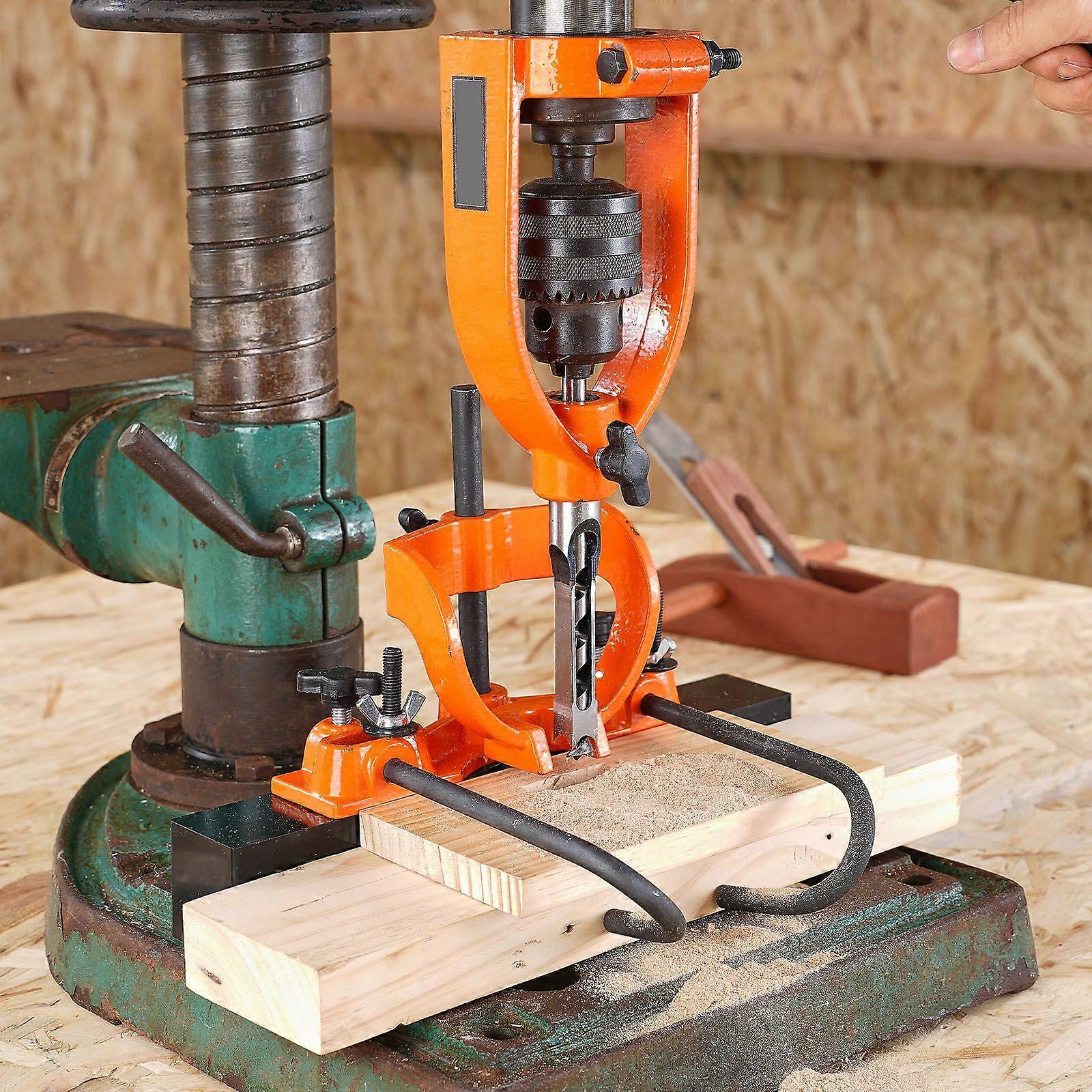 Zapfenschneidzubehör, Kompatibel Mit Säulenbohrmaschinen, Set Mit 4 Vierkantbohrern, Kompatibel Mit Zapfen- Und Zapfenbohrmaschinen Für Holz
