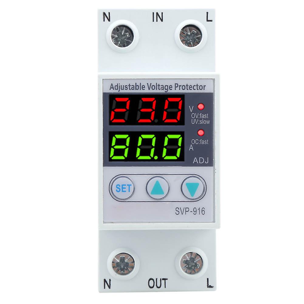 Svp-916 100-130 V Ac, 40 A Einstellbarer Über- Und Unterspannungsschutz Mit Verzögerter Rückstellung Und Schutzfunktion