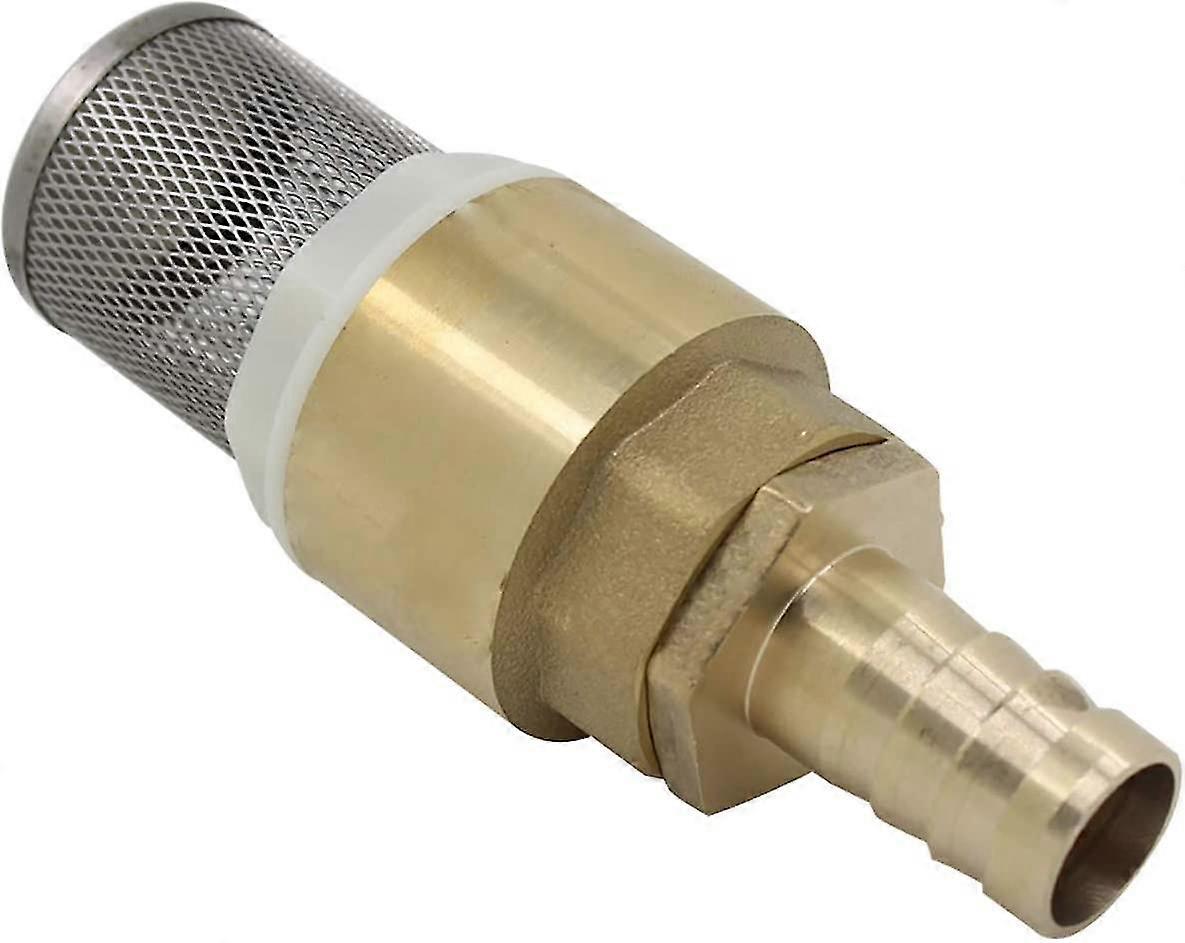 Rückschlagventil Mit Filter 1/2 3/4 1 Zoll Mit Halterung 12 16 19 Mm - (1/2 Zoll Gewinde + 12 Mm Rohrverschraubungen)