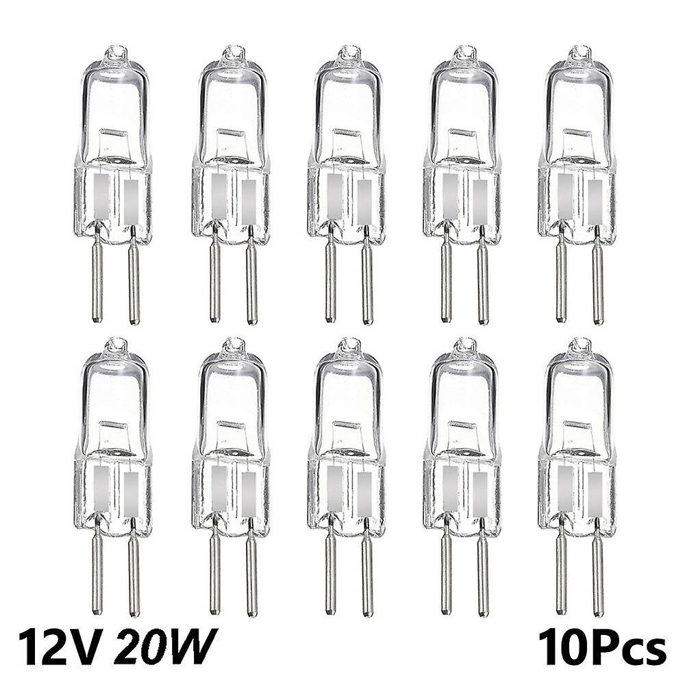 Packung Mit 20 G4-halogenlampen Mit Jc-sockel, 12 V, Warmweiß 2800 K, Bipolar