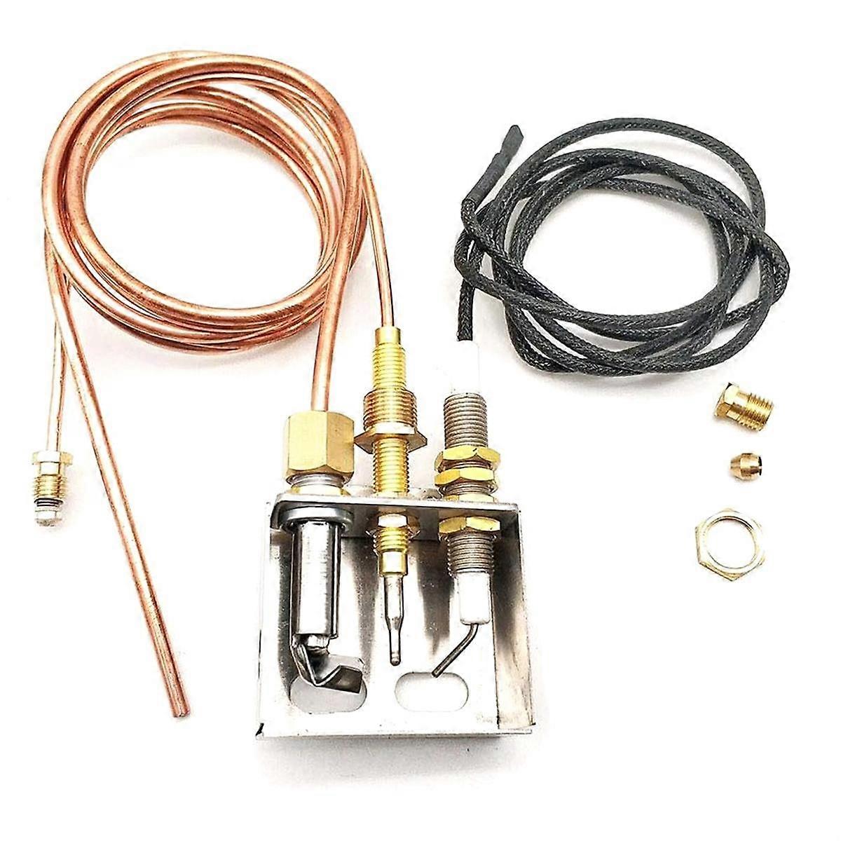Health Gear Gasthermoelement, Thermoelementsonde Mit M8-gewinde Für Gasbrenner, Kompatibel Mit Gasheizung, Backofen Und Grill.