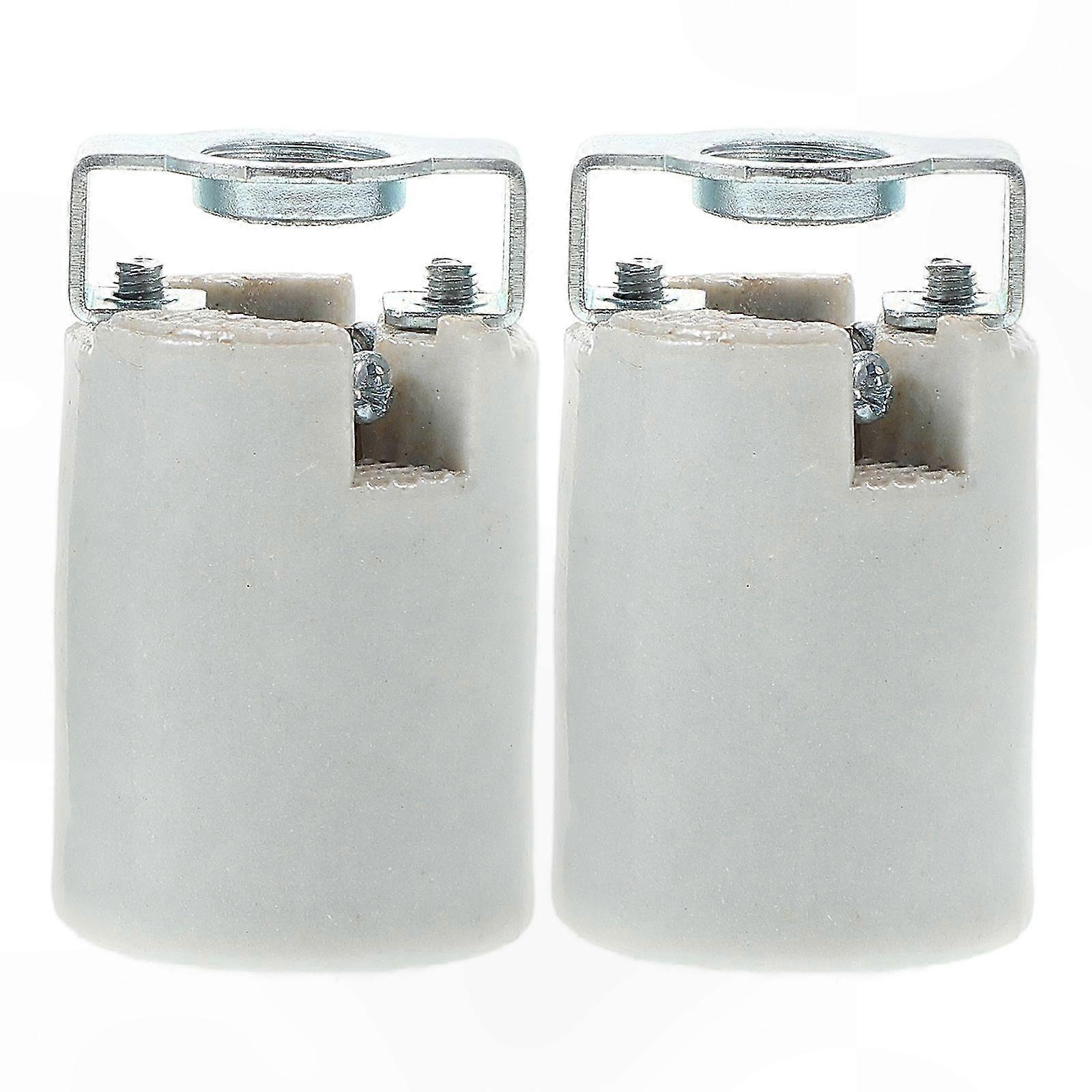 E14 Keramikfassung, 2er-pack, Porzellansockel, Kompatibel Mit Led-lampen, Ersatzfassung