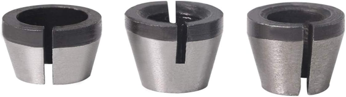 Satz Mit 3 Spannzangen Für Graviermaschinen, Spannzangenadapter, 6,35 Mm, 8 Mm Und 6 Mm Spannfutter Für Elektrische Schneidemaschinen, Fräsfutter [nx]