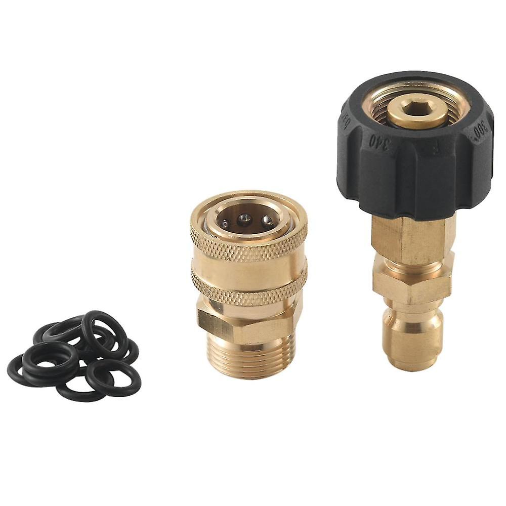 Adapterset Für Hochdruckreiniger, Schnellkupplung, M22-14-mm-drehgelenk – M22-auf-metrischer Anschluss, M22-14-drehgelenk