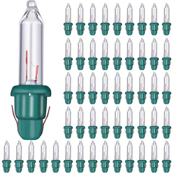 Ersatzbirnen Kompatibel Mit Weihnachtslichtern – Mini-birnen Aus Klarem Glas, 2,5 V, 0,17 A, 0,425 W
