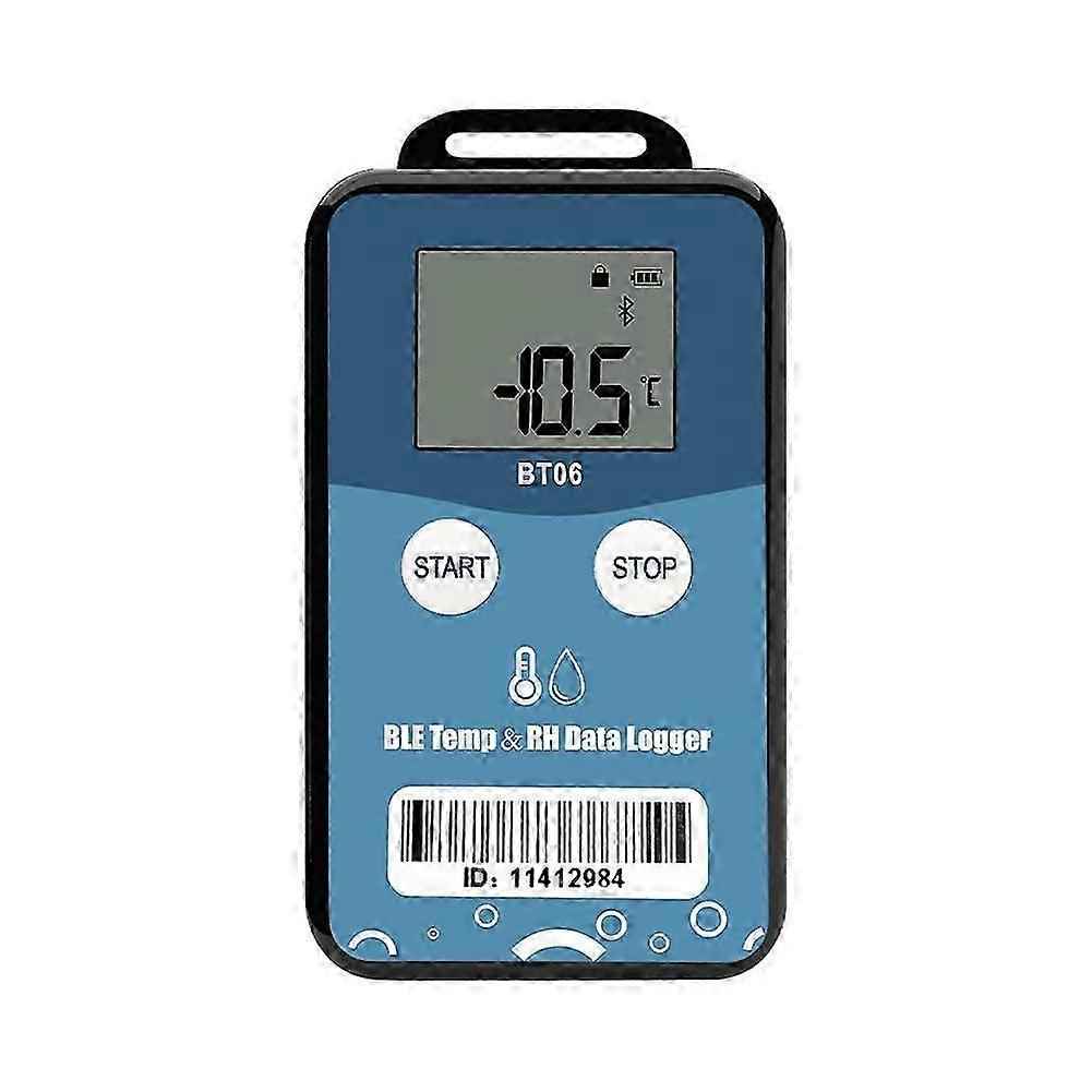 Bt06 Mini-digitaldatenlogger (luftfeuchtigkeit Und Temperatur), 32.000 Datenpunkte, Interner Sensor, Bluetooth-recorder Mit Großer Reichweite
