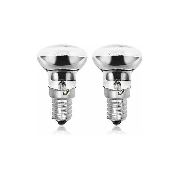R39 E14 40w Lava-glühbirnen, Edison-sockel, Schraubreflektor, Warmweiß 2800k, Dimmbar (2er-pack), Zhuoxuan