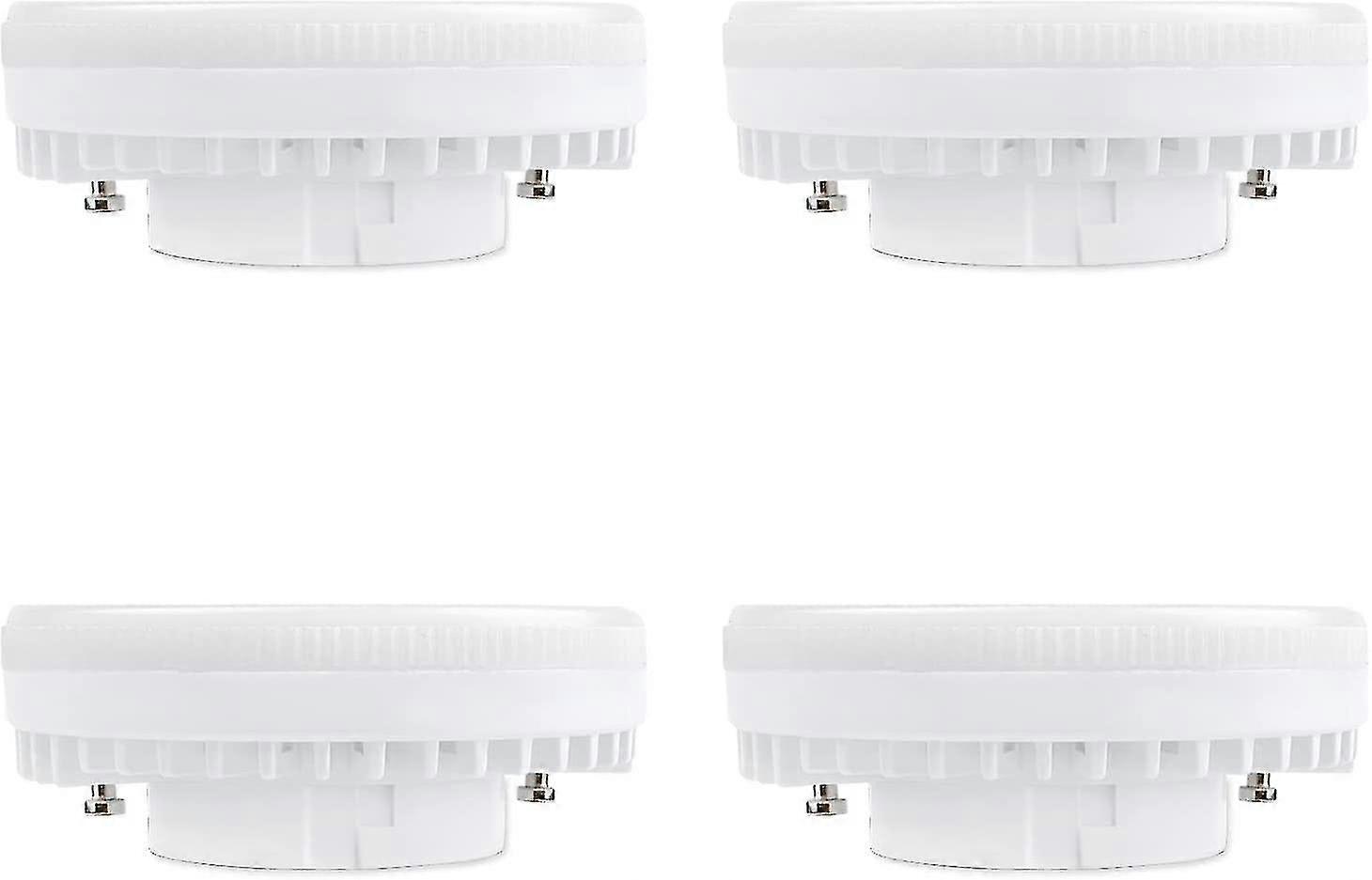4er-pack Gx53 9w Led-lampen, Kaltweiß 6000k, 120v, Entspricht 15-18w Energiesparlampen, 900lm, Nicht Dimmbar, Einbauversion