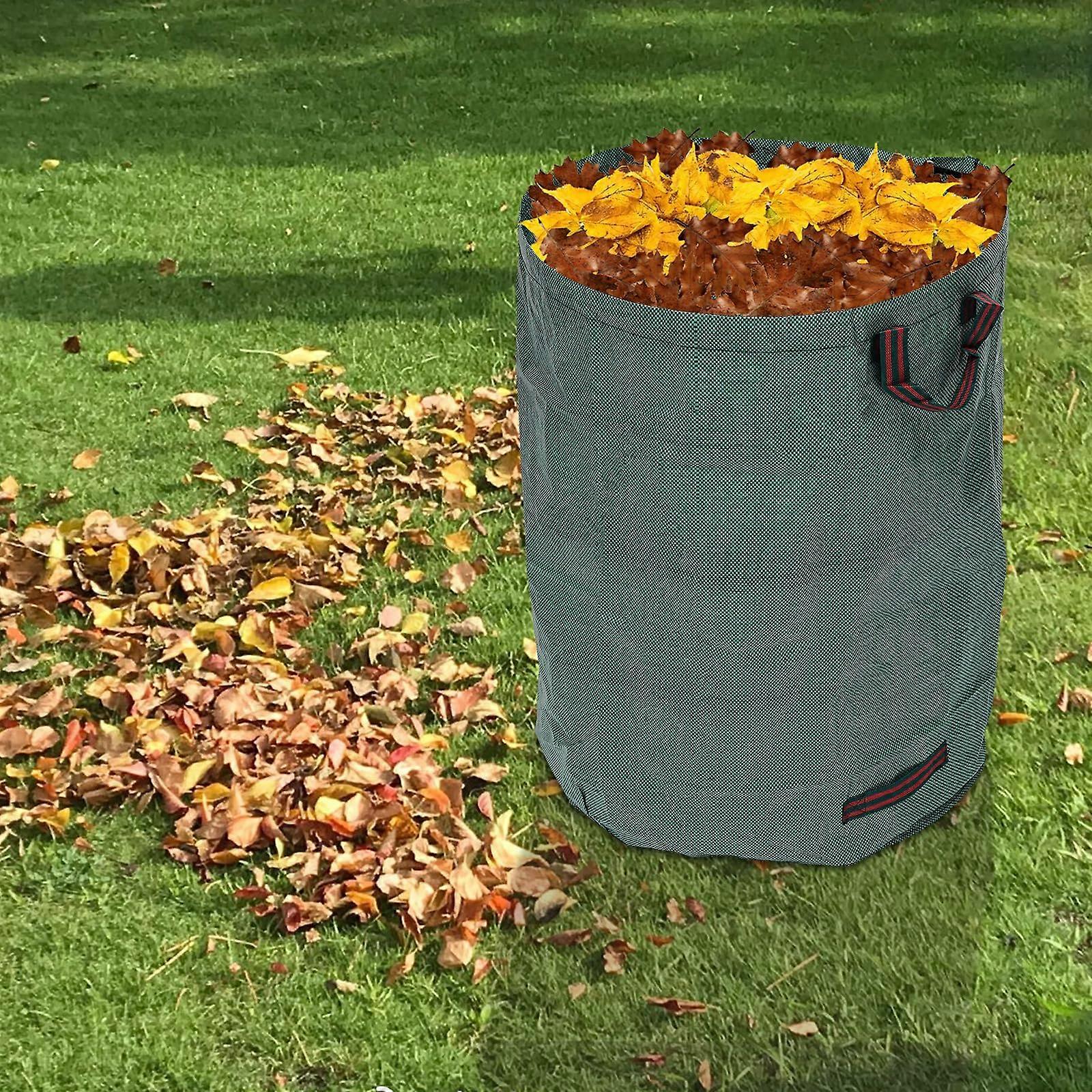 Extra Großer 132-gallonen-gartenabfallsack Mit Verstärktem Doppelboden, Geeignet Zum Aufbewahren Von Laub Und Gartenabfällen.