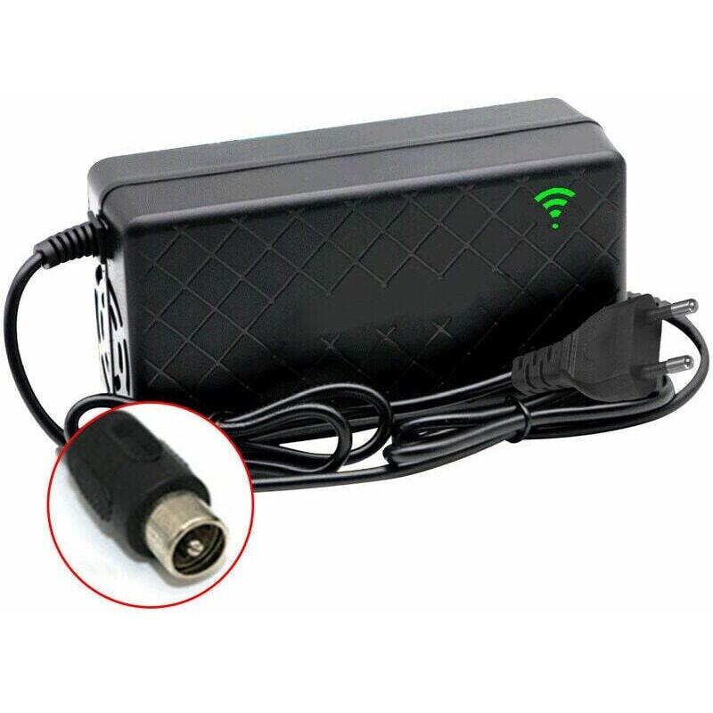 24v 2a Schnellladegerät, Kompatibel Mit E-bikes 29,4v 2a Lithium-akkuladegerät Mit Lüfter, Rca-anschluss, Kompatibel Mit E-bikes