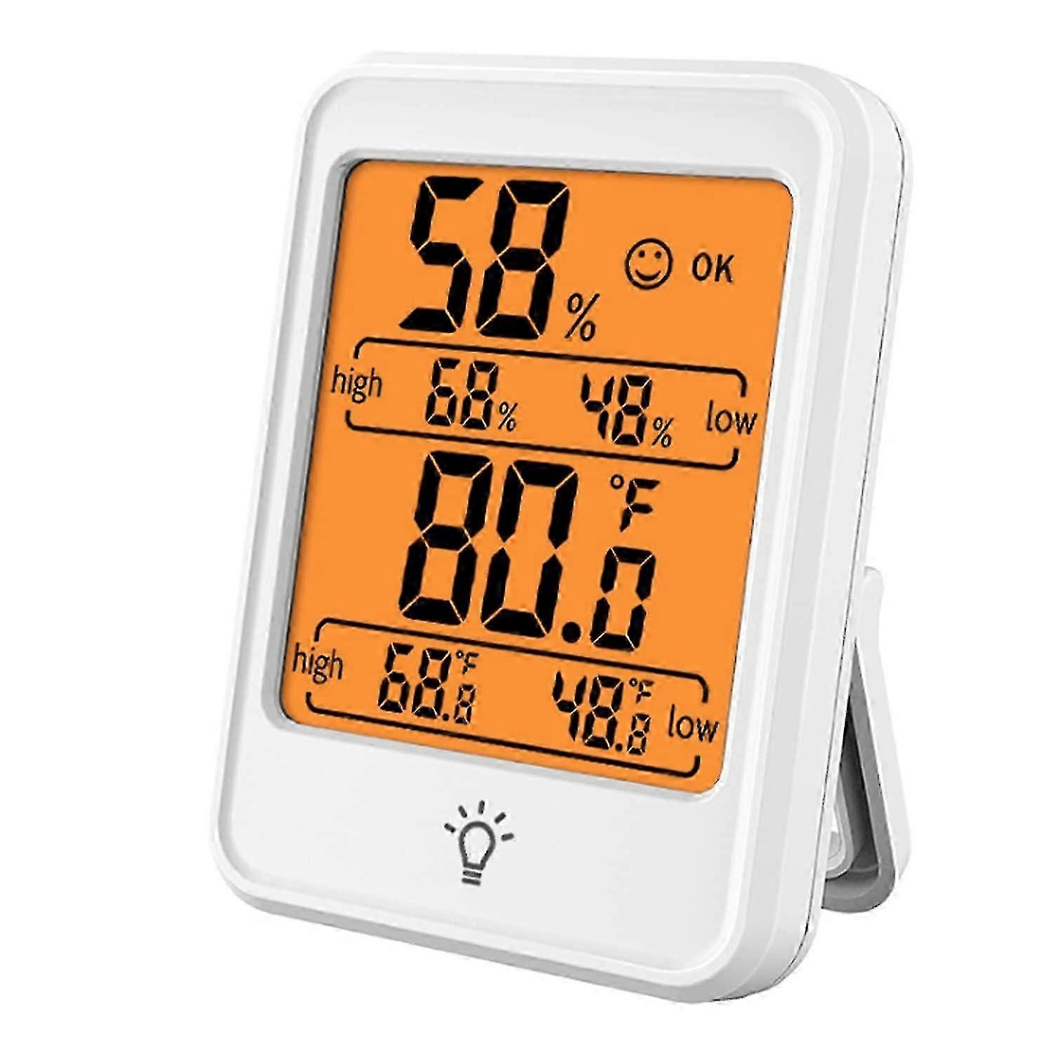 Digitales Thermometer-hygrometer Für Den Innenbereich, Zeichnet Maximal-/minimalwerte Auf