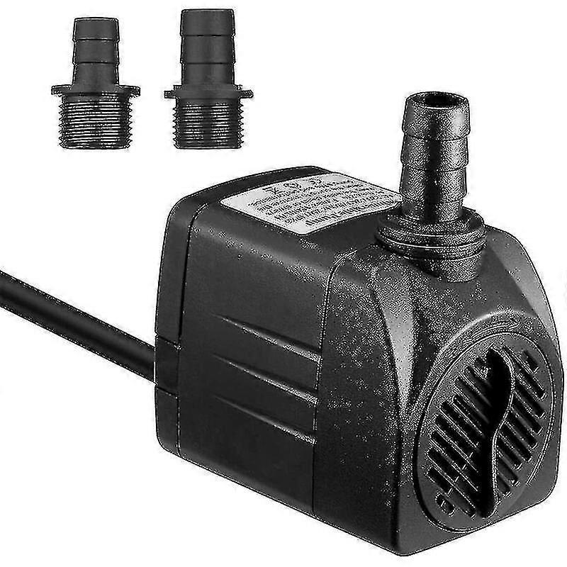 Tauchpumpe Mit 1500 L/h Förderleistung, 25-w-ultraschallwasserpumpe Mit 48 Stunden Trockenlaufzeit, Springbrunnenpumpe Mit 1,5 M Netzkabel Und 2 Düsen, Kompatibel Mit A