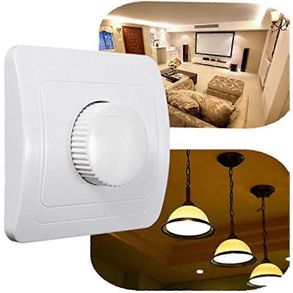 Drehbarer Led-dimmer Zur Helligkeitsregelung. Kompatibel Mit Led-lampen Und Allen Halogenlampen.