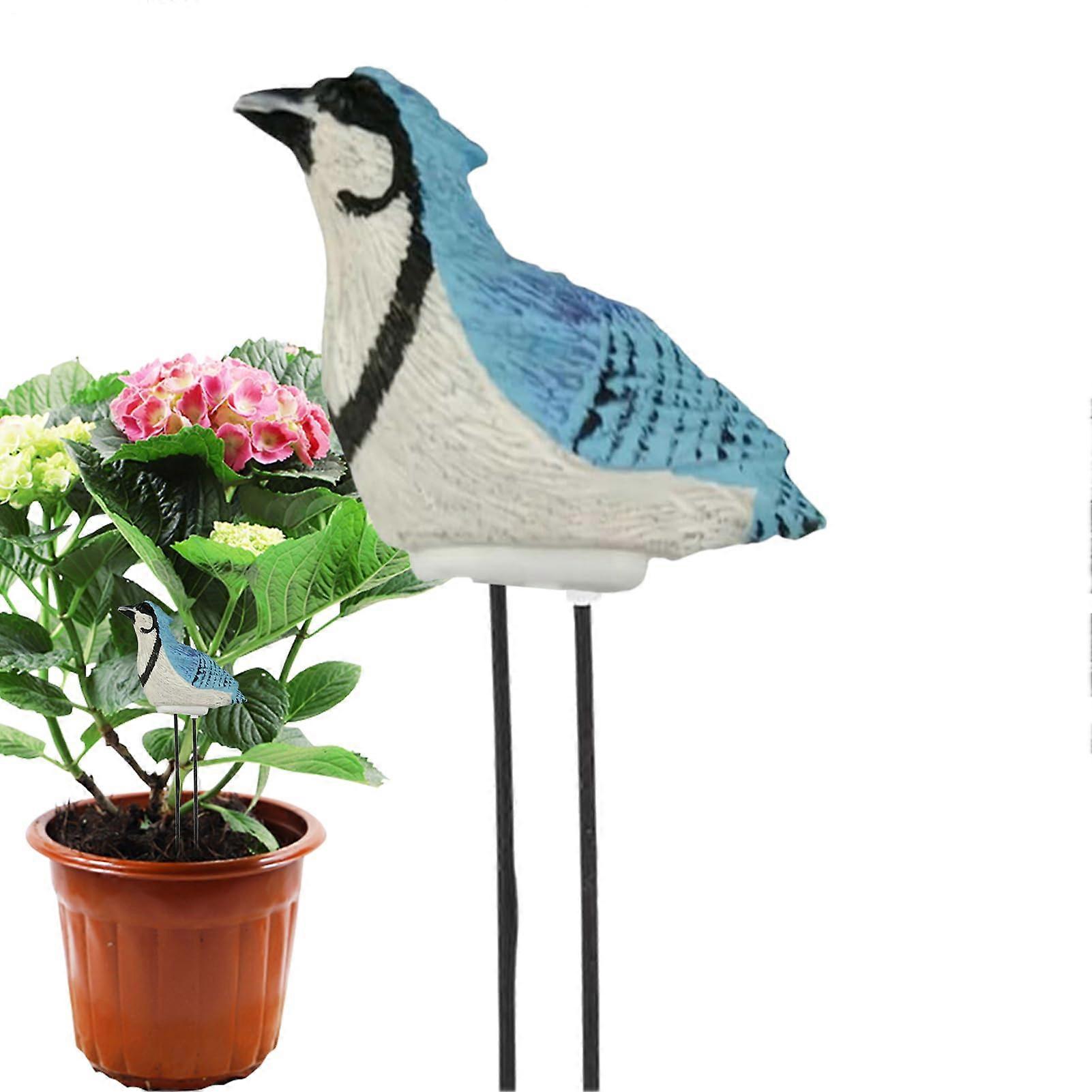 Pflanzenfreundlicher Bodenfeuchtigkeitssensor Vogelförmiger Feuchtigkeitssensor Aus Kunstharz, Geeignet Für Gärten Und Gewächshäuser (blau)