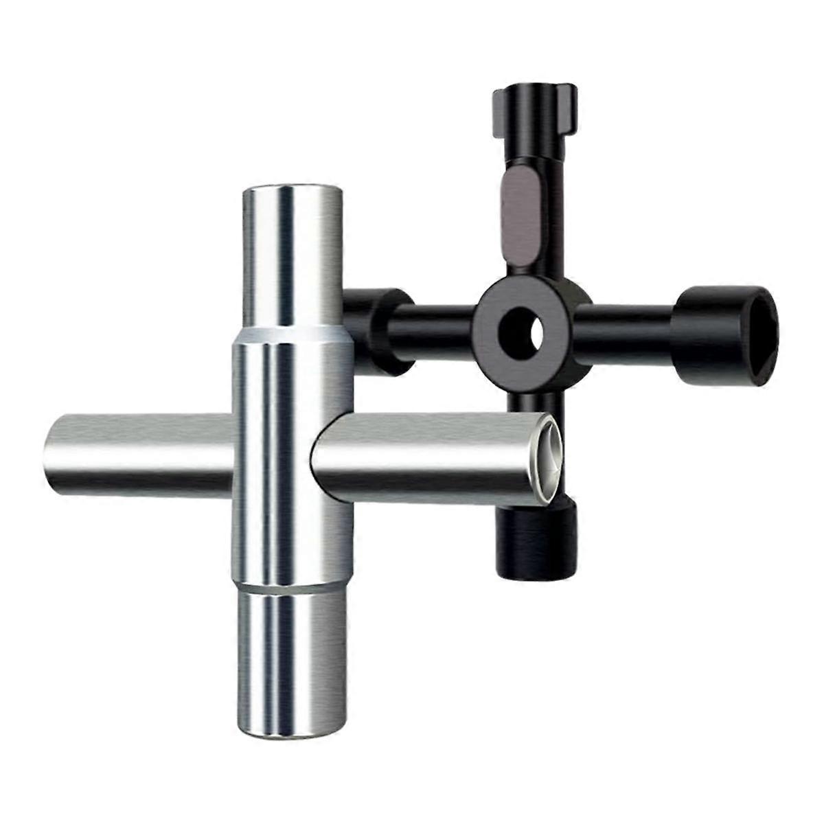 Multifunktionaler Verstellbarer Stahlschlüssel, 2er-set, Kompatibel Mit Außenarmaturen Und Mischbatterien.