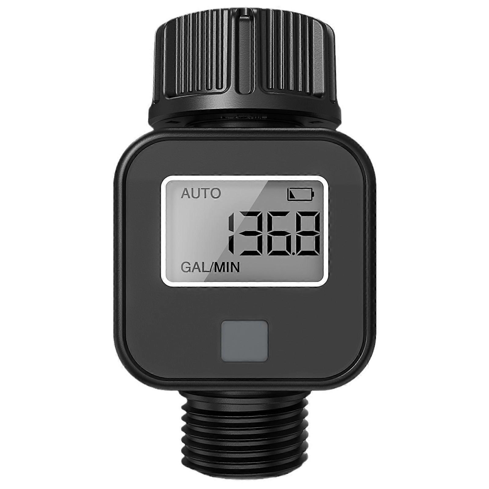 Wasserdurchflussmesser, Misst Den Verbrauch In Gallonen/litern Und Die Durchflussrate, Kompatibel Mit Gartenschläuchen Im Außenbereich, Zum Befüllen Von Wassertanks.
