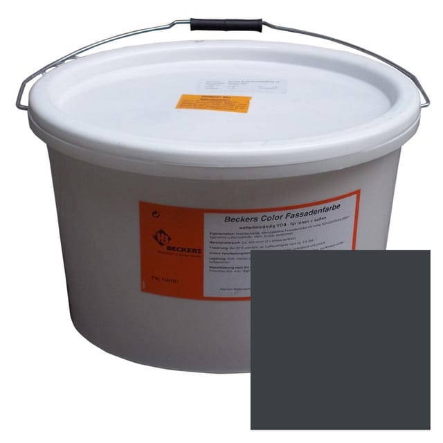 Beckers Betonzaun Acrylfarbe, 12,5 l, Anthrazitgrau