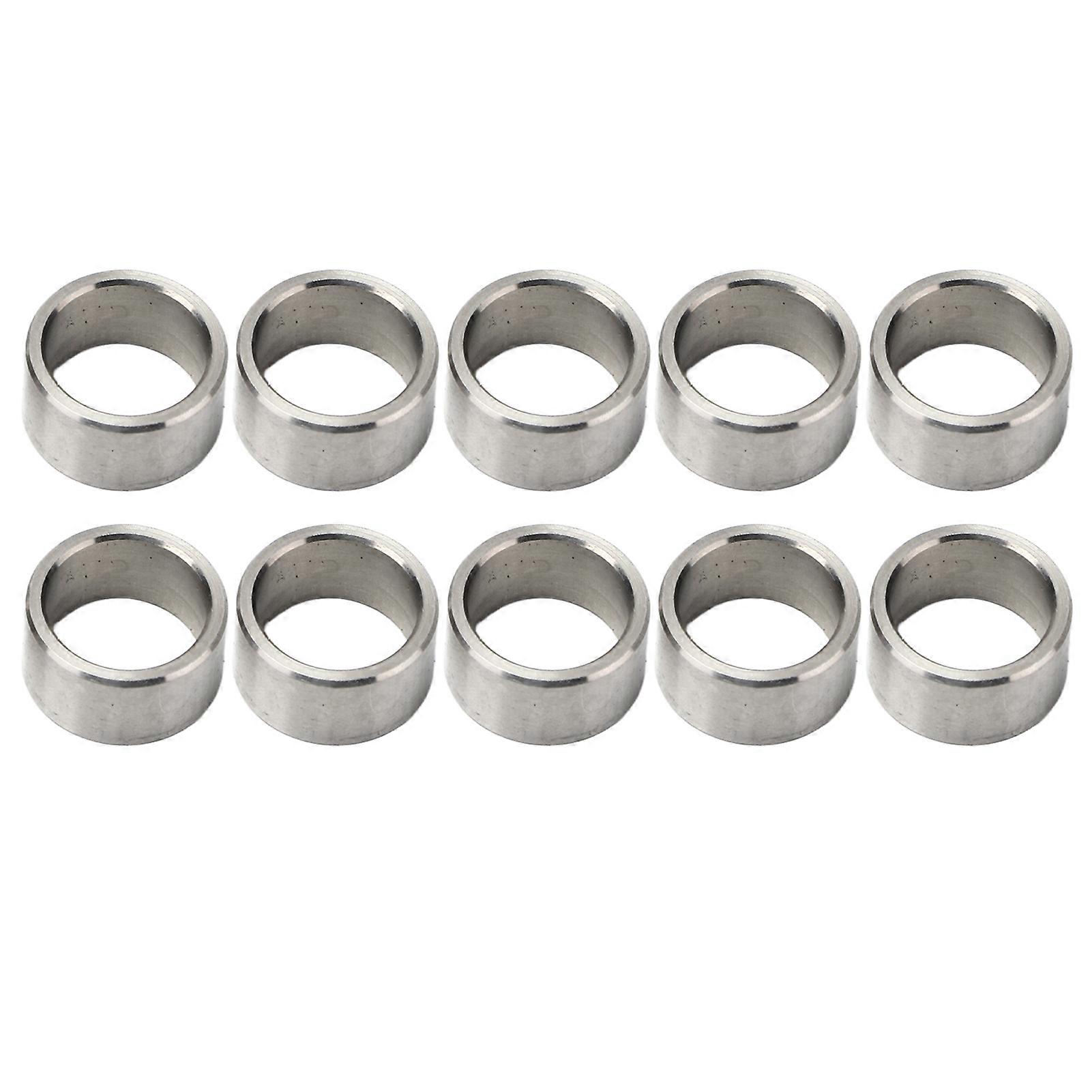 Satz Mit 10 Distanzscheiben Aus Edelstahl, Außendurchmesser 15 Mm, Innendurchmesser 12 Mm, Artikelnummer 3515-0015-0080 Yemaa