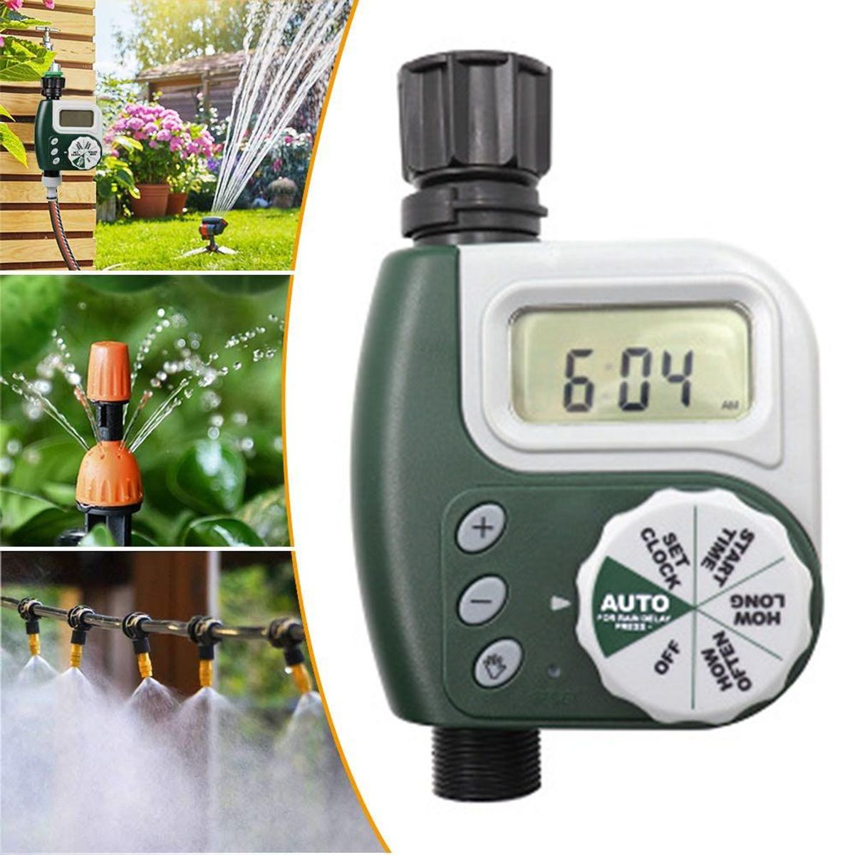 Digitaler Bewässerungstimer, Wasserdichter Lcd-bildschirm