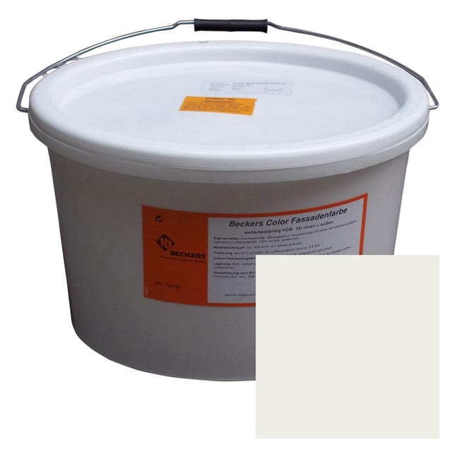 Beckers Betonzaun Acrylfarbe, 12,5 l, Reinweiß