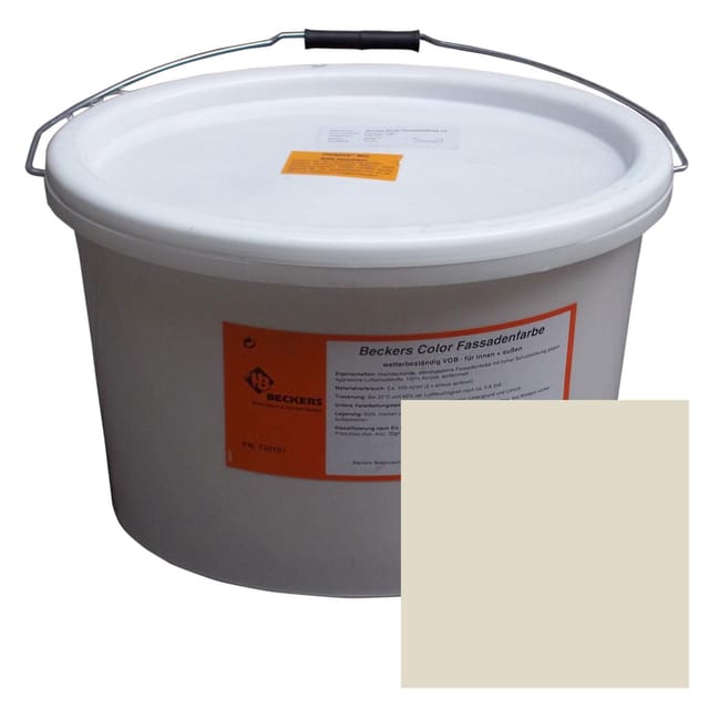 Beckers Betonzaun Acrylfarbe, 5 l, Perlweiß