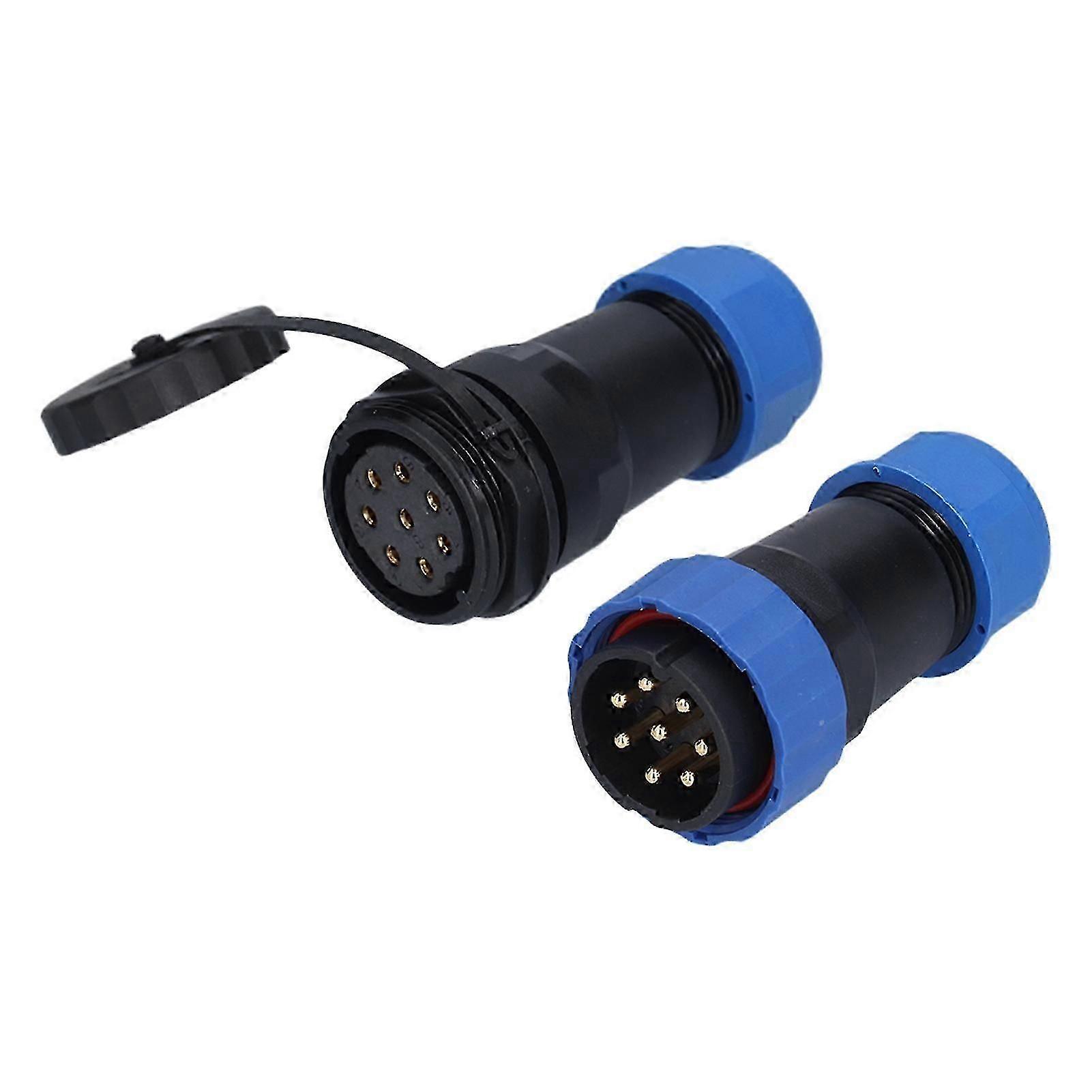 8-poliger Stecker/buchse Für Die Luftfahrtindustrie, Oxidationsbeständig Und Wasserdicht, Kompatibel Mit Verschiedenen Anwendungen.