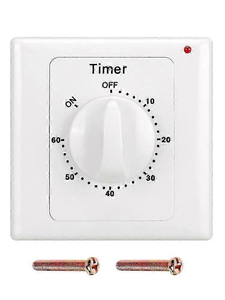 Hochleistungs-pumpentimer, Kompatibel Mit 110v-240v, Elektronische Steuerung, Mechanischer Countdown-timer, 86 (60 Min) Timer-schalter [jkw]