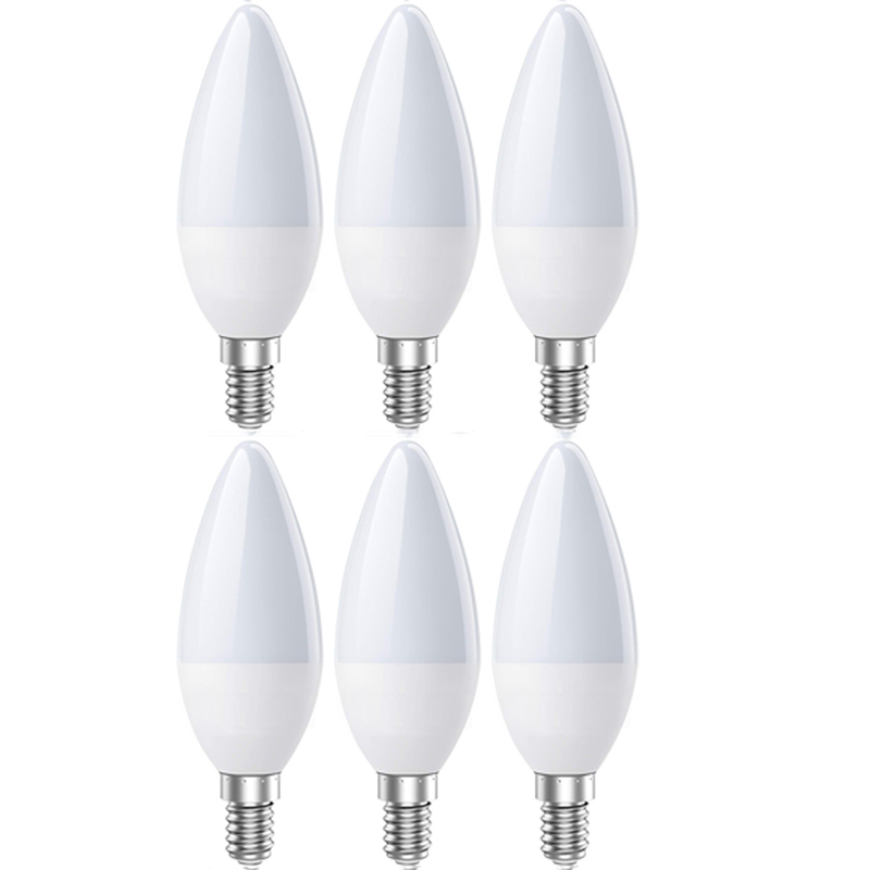 E14-led-lampen, E14-led-lichtquelle, Kaltweiß 6500 K, 5 W, 60