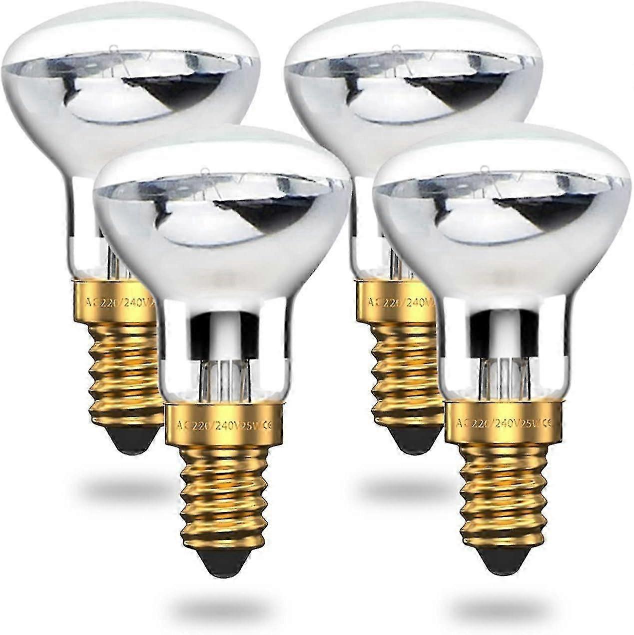 25w E14 R39 Warmweiße Lavalampe, Warmweiße Reflektorlampe, Kleine Edison-schraubglühbirne (4er-pack) [jkw]