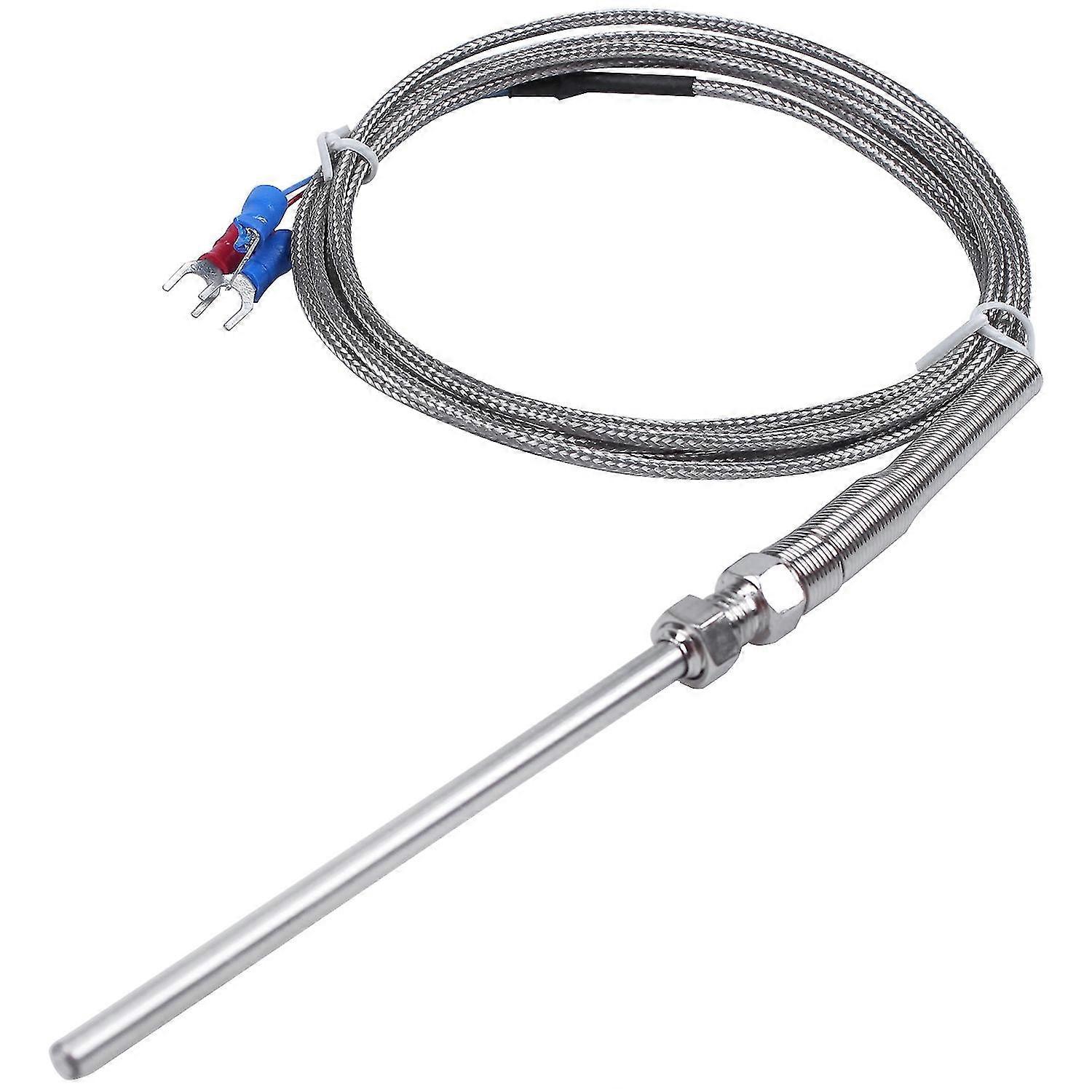 Temperaturfühler Aus Pt100-stahl, 2 M Rtd-sensorkabel, 98 Mm, 3-adrig, -50 Bis 400 °c