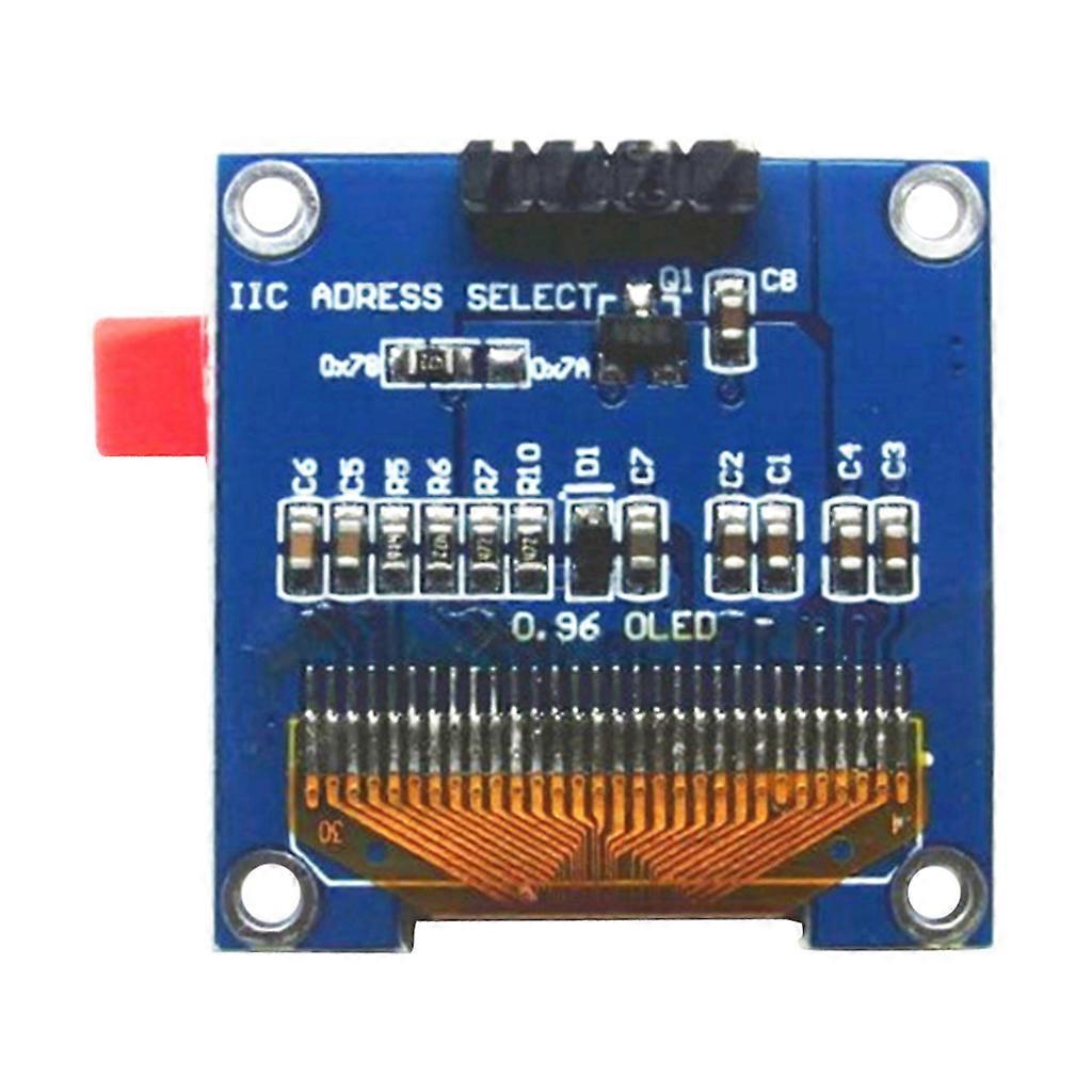 Blaues Led-lcd-displaymodul I2 0,96 Zoll 128 64 Kompatibel Mit