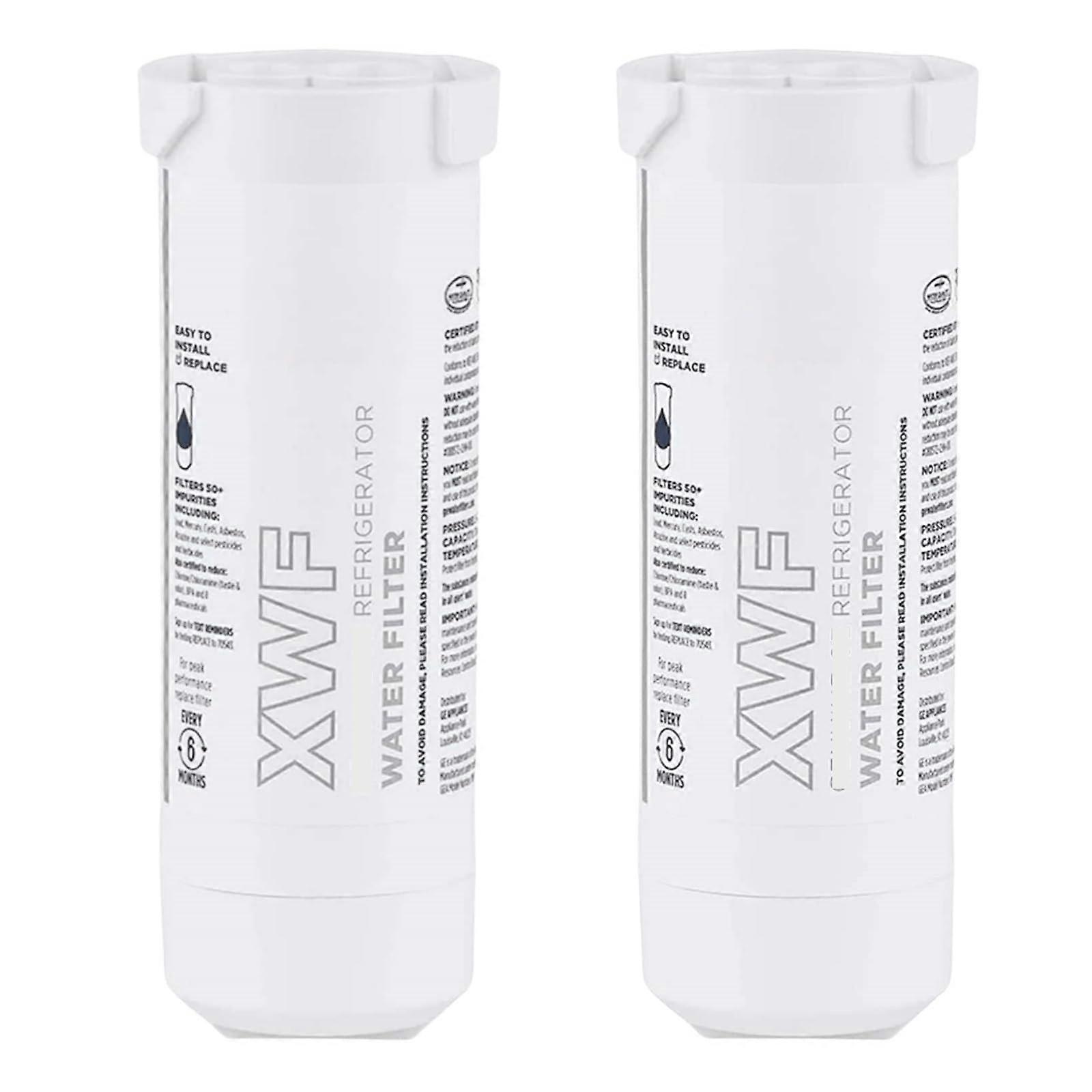 Ersatzwasserfilter Kompatibel Mit Ge Xwf Kühlschränken (referenzen Gbe21, Gde21, Gde25, Gfe24, Gfe26, Eff6048a Und Wdxwf, 2er-pack).