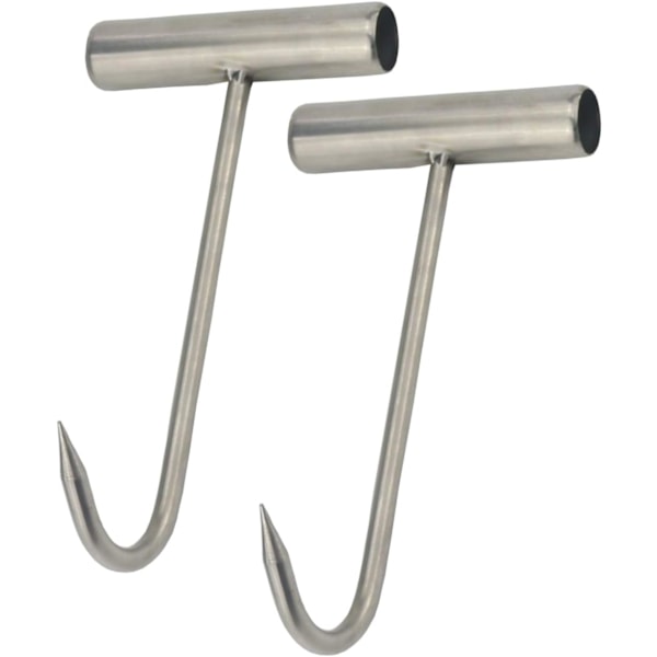 T-haken Aus Edelstahl Mit T-förmigen Griffen. Geeignet Für Fleisch- Und Knochenhaken. Ideal Für Küchen, Metzgereien Und Restaurants Zum Grillen.