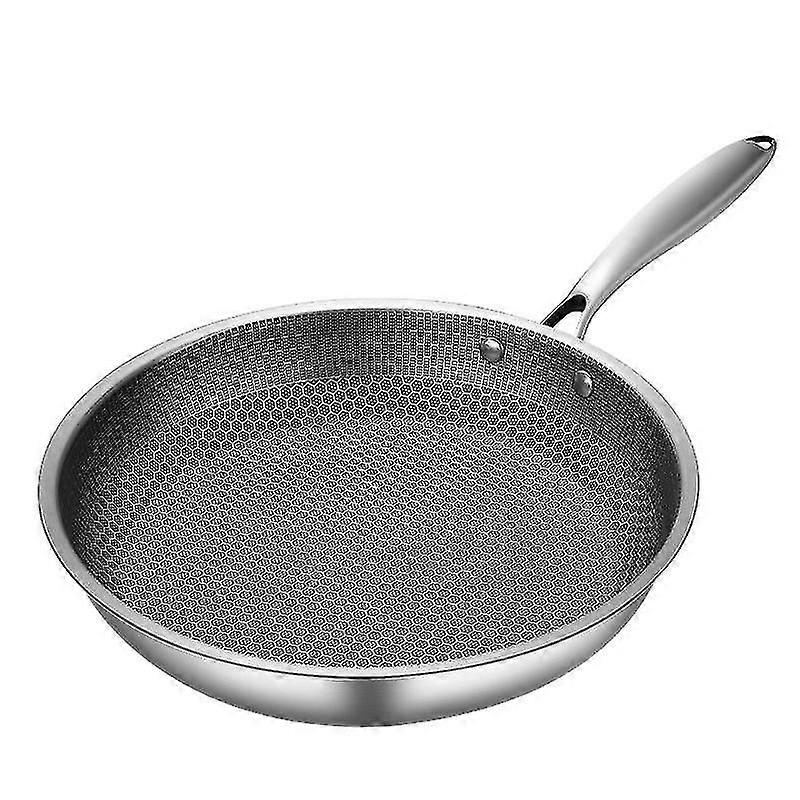 28 Cm Große, Antihaftbeschichtete Edelstahl-bratpfanne, Geeignet Zum Braten Von Steaks.