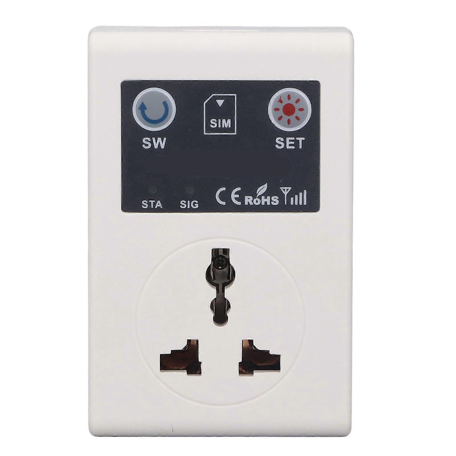 Intelligenter 10-a-stecker, Kabellose Steckdose, Stecker Mit Fernbedienung Für Gsm-mobiltelefone, Kompatibel Mit Heimanwendungen