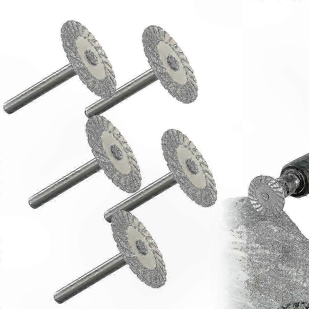 40-mm-diamanttrennscheibe Mit 6-mm-schaft, Geeignet Zum Gravieren Und Schneiden Von Fliesen, Granit Und Marmor.